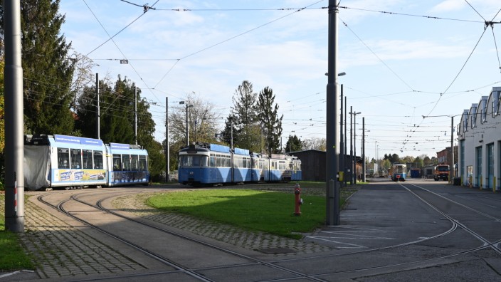 Neuer Trambetriebshof: Schon jetzt an der Kapazitätsgrenze: Das bestehende Trambahn-Areal an der Ständlerstraße in Ramersdorf ist zu klein.