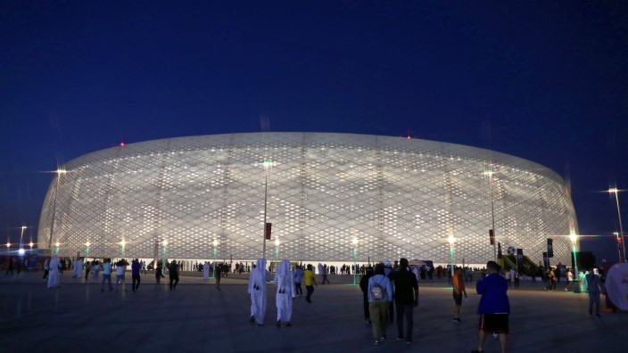 Typisch deutsch: Das Al Thumama Stadion in Katar bietet Platz für 40.000 Zuschauer.
