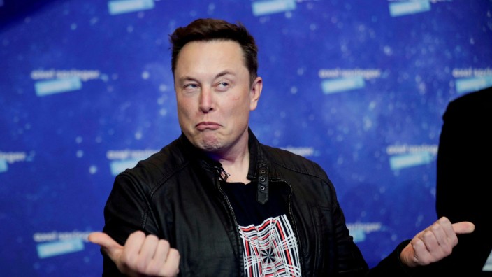 Twitter und unsere Zukunft: Herausragend in der Erfindung von Autos, aber ist Elon Musk auch ein erfolgreicher Medienmogul? Der Tesla-und Twitter-Eigentümer im Mai 2021.
