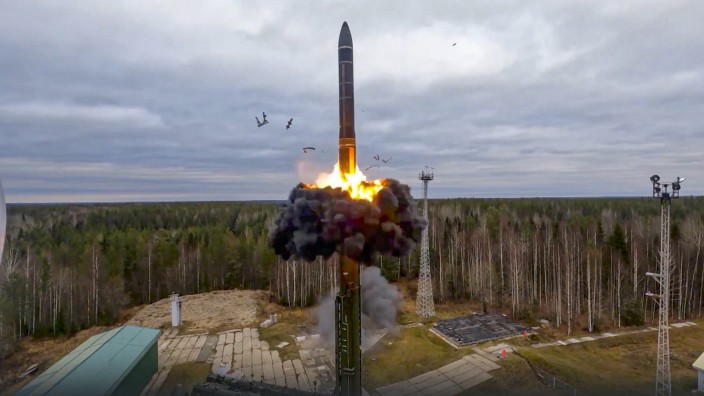 Atomwaffen: Russland testet im Nordwesten des Landes eine ballistische Interkontinentalrakete.