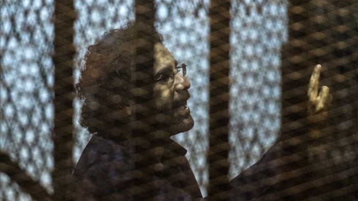 Alaa Abdel Fattah im Hungerstreik: Seit 200 Tagen im Hungerstreik: der ägyptische Blogger und Aktivist Alaa Abdel Fattah.