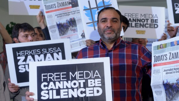Der türkische Journalist Bülent Keneş im Jahr 2015, kurz bevor er inhaftiert wurde.