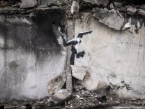 Krieg in der Ukraine: Banksy sprüht jetzt auch bei Kiew