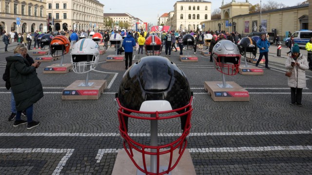 NFL-Spiel: Die NFL hat die Münchner Innenstadt erobert.