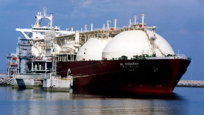 Energiekrise: Tankschiff mit Flüssigerdgas (LNG) aus Katar: Die EU will den Preis deckeln - ein bisschen.