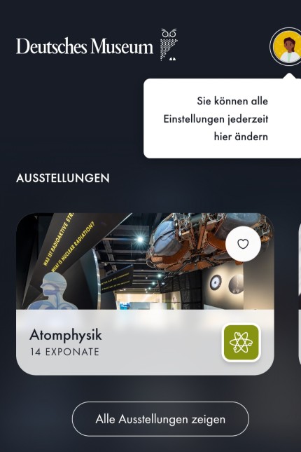 Apps für Museen: Hier fühlt man sich gut an die Hand genommen: die App des Deutschen Museums.