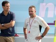 Oliver Bierhoff und Hansi Flick bei der WM in Katar