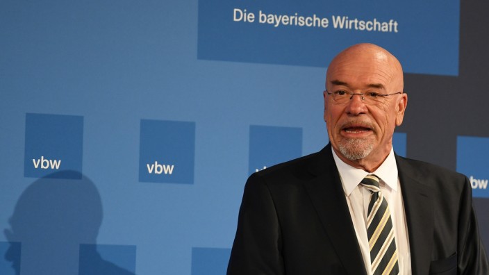 Energiepreise: Wolfram Hatz, der Präsidenten bayerischer Arbeitgeberverbände.