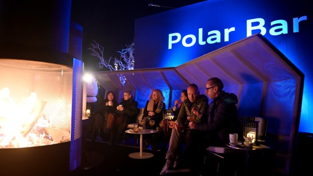 Gastronomie: Die Polar Bar auf der Terrasse des Bayerischen Hofs.