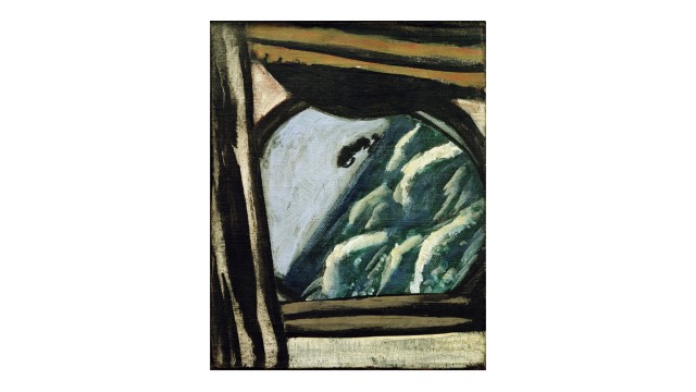 Max Beckmann in der Pinakothek der Moderne: Max Beckmann: "Blick aus der Schiffsluke", 1934.