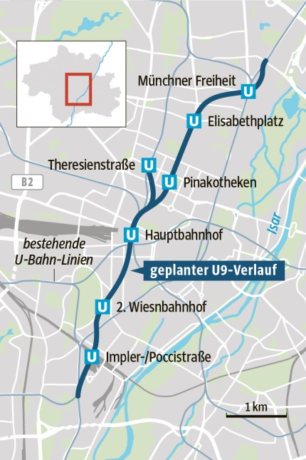 U-Bahn-Bau in München: undefined