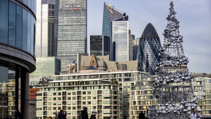 Finanzmärkte: Die Londoner City, das alte Bankenviertel: Dies ist Europas größter Finanzplatz.