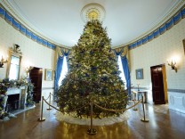 Weihnachts-Deko im Weißen Haus: Eine Prise Patriotismus