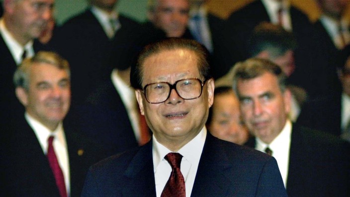China: Jiang Zemin bei einer Veranstaltung im Jahr 2001.