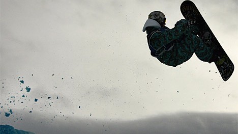 Snowboard-Lexikon: Ein Air. Hoch und schön. So gehört sich das.
