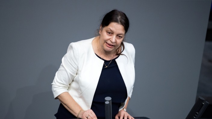 Reichsbürger-Razzia: Birgit Malsack-Winkemann im November 2019 im Bundestag, als sie noch Abgeordnete der AfD-Fraktion war.