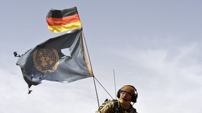 Sahelzone: Auf diesem Archivfoto aus dem Jahr 2018 ist ein deutscher Soldat der Minusma-Mission in Mali zu sehen.
