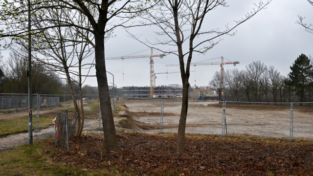 Kirchheim: Der See wird auf dem Landesgartenschaugelände ausgehoben, wie im Frühjahr bei einer Baustellenbegehung bereits zu sehen war.