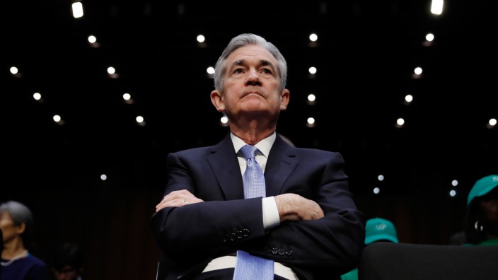Finanzen: Liegt im Clinch mit Anlegern: Jerome Powell, Vorsitzender der amerikanischen Notenbank Federal Reserve.