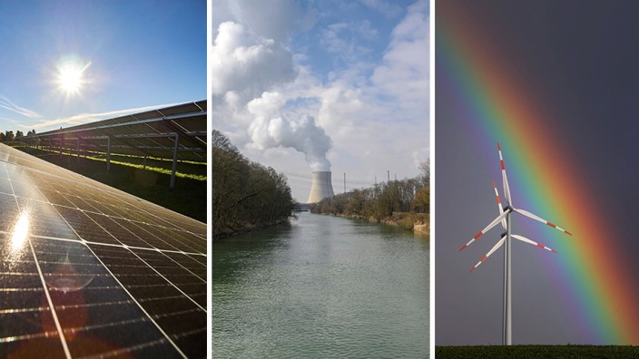 Klimapolitik: Energieerzeugung in Bayern: Solaranlagen verzeichnen ein starkes Wachstum, Windenergie soll nach dem Wunsch der Staatsregierung zulegen. Nur die Atomkraft bleibt umstritten.