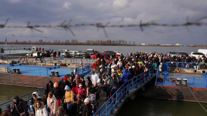Schengenraum: Im März 2022 flüchteten viele Ukrainer über Rumänien vor dem Krieg in ihrem Heimatland.