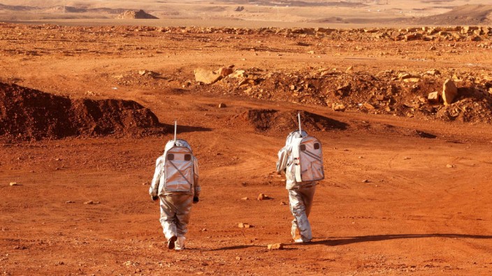 Israel: Die Negev-Wüste ist vielseitig einsetzbar - hier dient sie 2021 Astronauten im Training als Ersatz für den Mars.