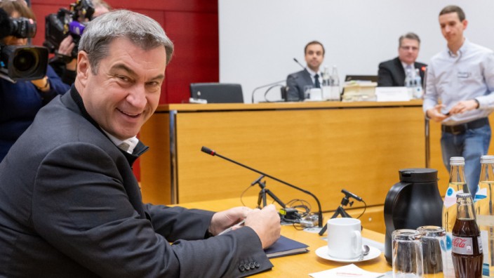 U-Ausschuss "Maske": Ministerpräsident Markus Söder am Freitag als Zeuge im Masken-Untersuchungsausschuss.