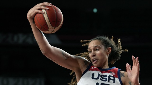 Women's Basketball League WNBA: Highly praised, poorly paid compared to the men: two-time Olympic champion Brittney Griner.