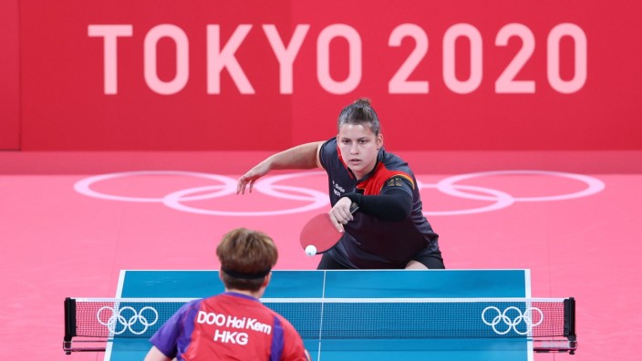 Tischtennis: "Vielleicht war sie das größte Talent, das wir hatten": Petrissa Solja, hier bei den Olympischen Spielen von Tokio.