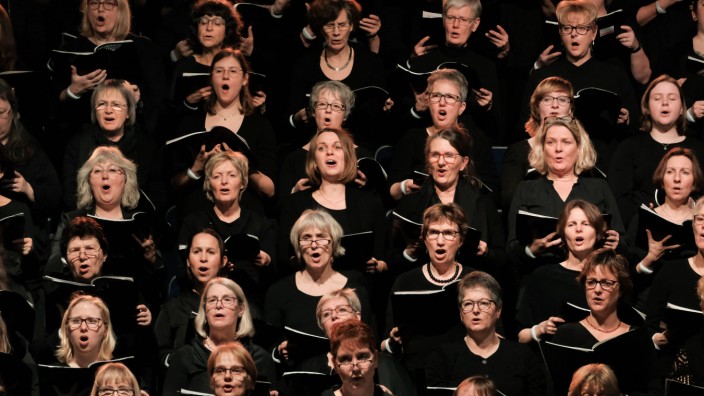 Chöre: Bei der Premiere des Chormusicals "Martin Luther King - Ein Traum verändert die Welt" Anfang Februar 2019 in der Essener Grugahalle waren 1200 Chorsängerinnen und -sänger beteiligt.
