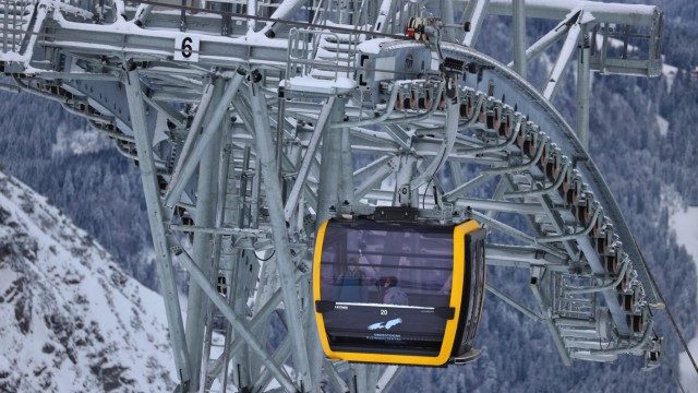 Wintersport: Wer mit der Gondel aufs Nebelhorn fährt, den erwarten derzeit 50 Zentimeter Schnee.