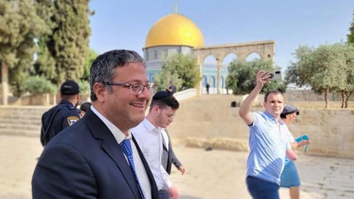 Israel: Der Tempelberg, der Juden und Muslimen gleichermaßen wichtig ist, stehe allen offen, twitterte Minister Ben-Gvir nach seinem Besuch.