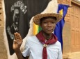 "Wir sind eine Bewegung für den Frieden". Pfadfinder Kevin Voumele in Bangui.