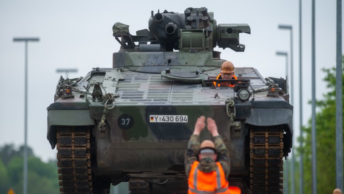 Krieg in Europa: Also doch: Deutschland will "Marder"-Schützenpanzer in die Ukraine liefern.
