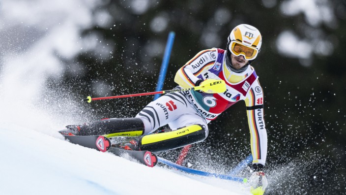 Ski alpin: Linus Straßer ist zurzeit schnell unterwegs: In Adelboden fährt er aufs Podest.