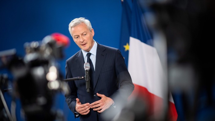 Werbung: Der oberste Polit-Influencer, pardon, der französische Wirtschaftsminister: Bruno Le Maire.