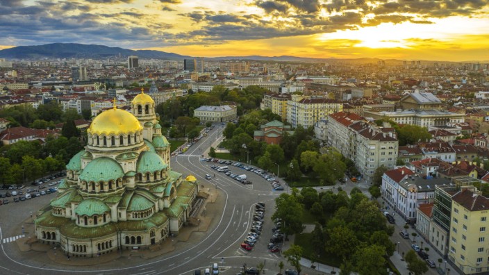 Bulgarien: Weite Teil der Gesellschaft in Bulgarien sind prorussisch: Blick auf die orthodoxe Kathedrale in Sofia.