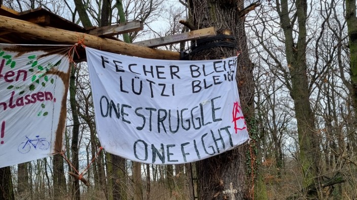 Klimaschutz: Auch im Fechenheimer Wald bei Frankfurt hoffen Aktivisten auf die nötige Aufmerksamkeit.
