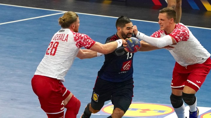Start der Handball-WM: Spielt schon seine neunte WM: der Franzose Nikola Karabatic (Mitte).