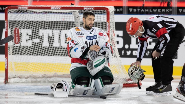 Ice Hockey: "Augsburg belongs in the DEL": Goalkeeper Dennis Endras.