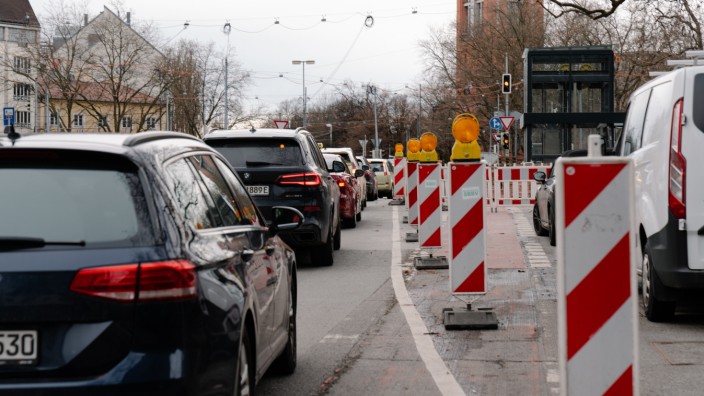 Baustellen: Am Sendlinger Tor wird es auch in diesem Jahr eng für die Autofahrer.