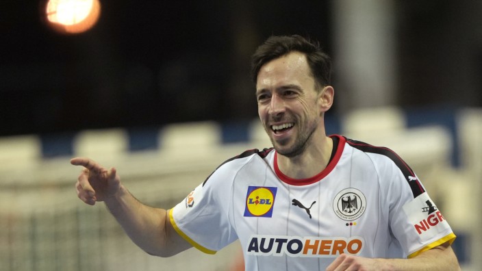 Handball-WM: Hatte Spaß gegen Argentinien: Patrick Groetzki.