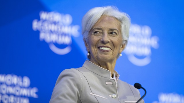 Davos: Sie sieht die Welt in einem neuen Modus: EZB-Präsidentin Christine Lagarde.