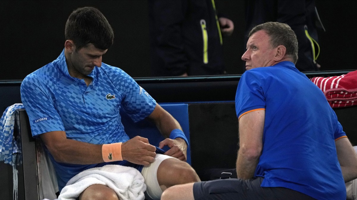 Novak Djokovic at the Australian Open: on one leg to the round of 16 – sport