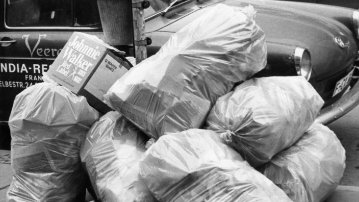 Öffentlicher Dienst: Wohin mit dem Abfall, wenn die Müllabfuhr streikt? Eine einfache Lösung fand sich 1974 in Frankfurt.