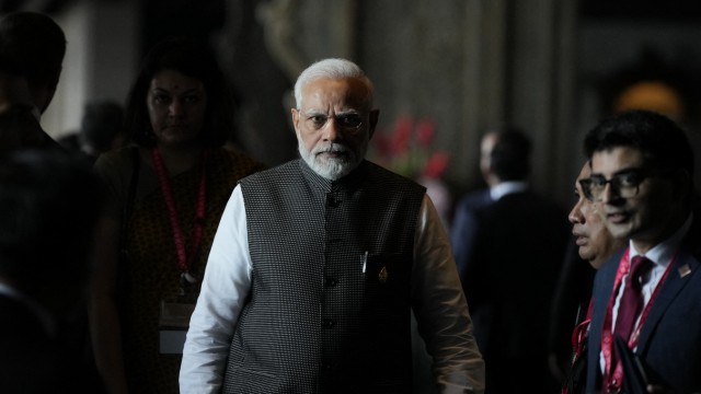 G 20: Dudelt keine Zweifel an seinem vermeintlich sauberen Image: Indiens Premierminister Narendra Modi beim G-20-Gipfel 2022 auf Bali.
