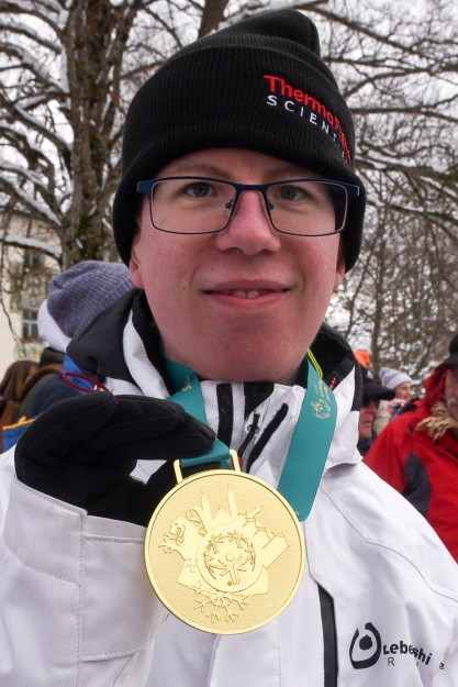Special Olympics Bayern: Eine Goldmedaille gewann Stefan Nothegger, der 23-jährige Sohn des Rennleiters.
