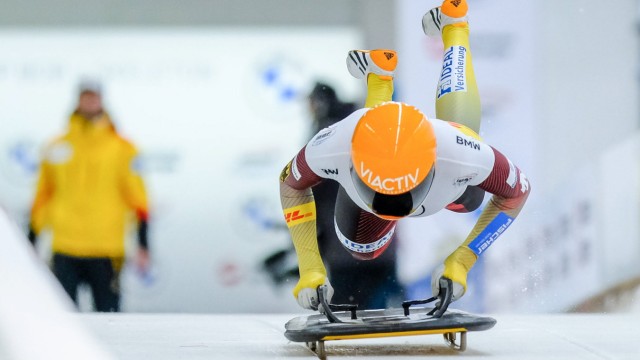 Wintersport: Kopfüber zum Titel: Susanne Kreher.