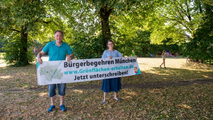 Bürgerbegehren: Für den Erhalt von Grünflächen in der Stadt sammelten die Initiatoren des Bürgerbegehrens 60 000 Unterschriften.