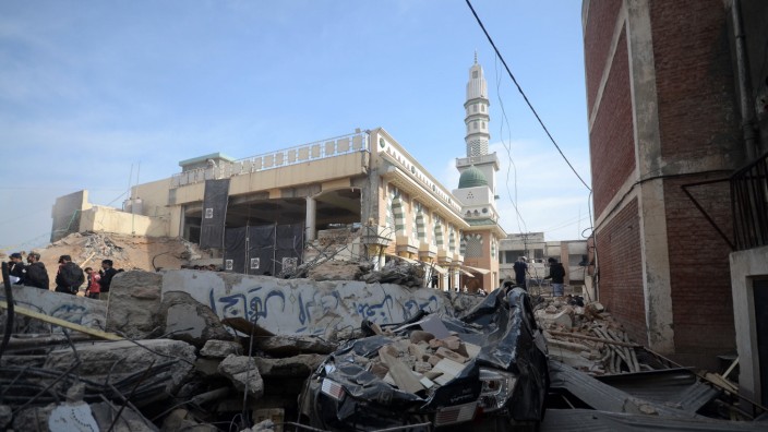 Pakistan: Zerstörte Moschee nach einem Selbstmordanschlag in Peschawar